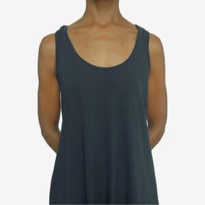 GILLIGAN & O’MALLEY INTIMATES || SIZE M || MATTE ASH BLACK || TANK NIGHTGOWN